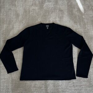 Eileen Fisher Black V-Neck Sweater